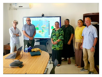 Foto di gruppo ENEA e rappresentanti del Ministero di Tonga